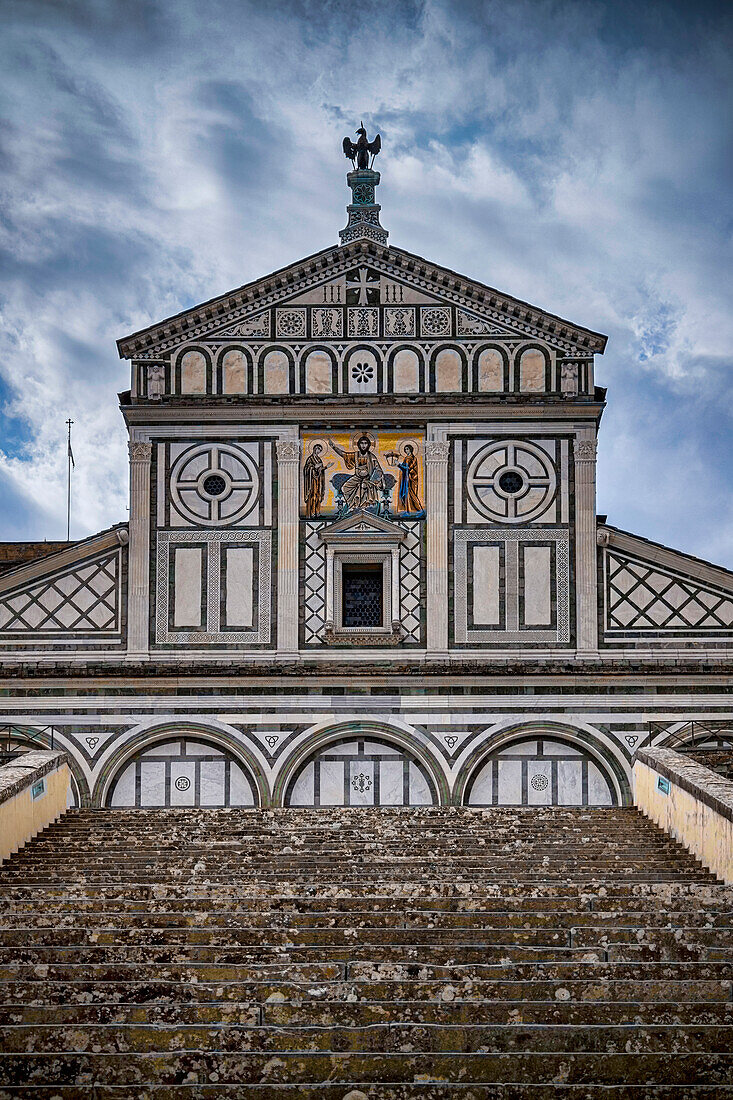 San Miniato church, Florence, UNESCO World Heritage Site, Tuscany, Italy, Europe