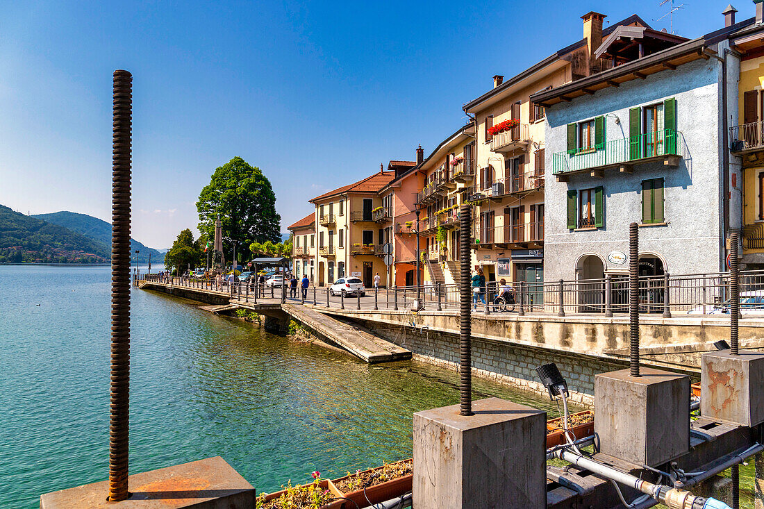 Historisches Zentrum, Omegna, Orta-See, Bezirk Verbania, Piemont, Italienische Seen, Italien, Europa