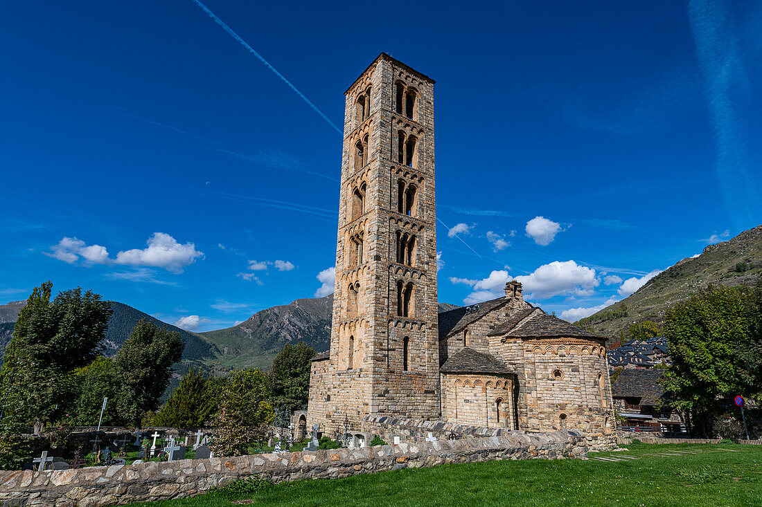 Romanesque church, Sant Climent de Taull, UNESCO World Heritage Site, Vall de Boi, Catalonia, Spain, Europe