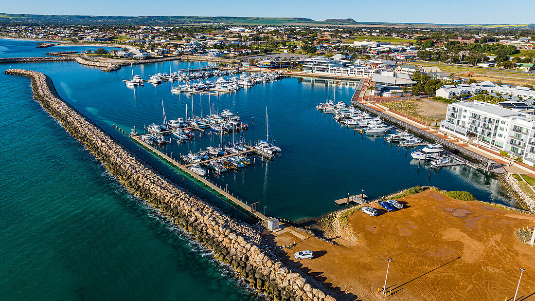 Luftaufnahme von Geraldton, Westaustralien, Australien, Pazifik