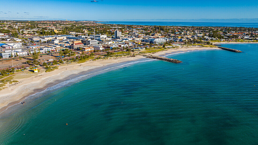 Luftaufnahme von Geraldton, Westaustralien, Australien, Pazifik