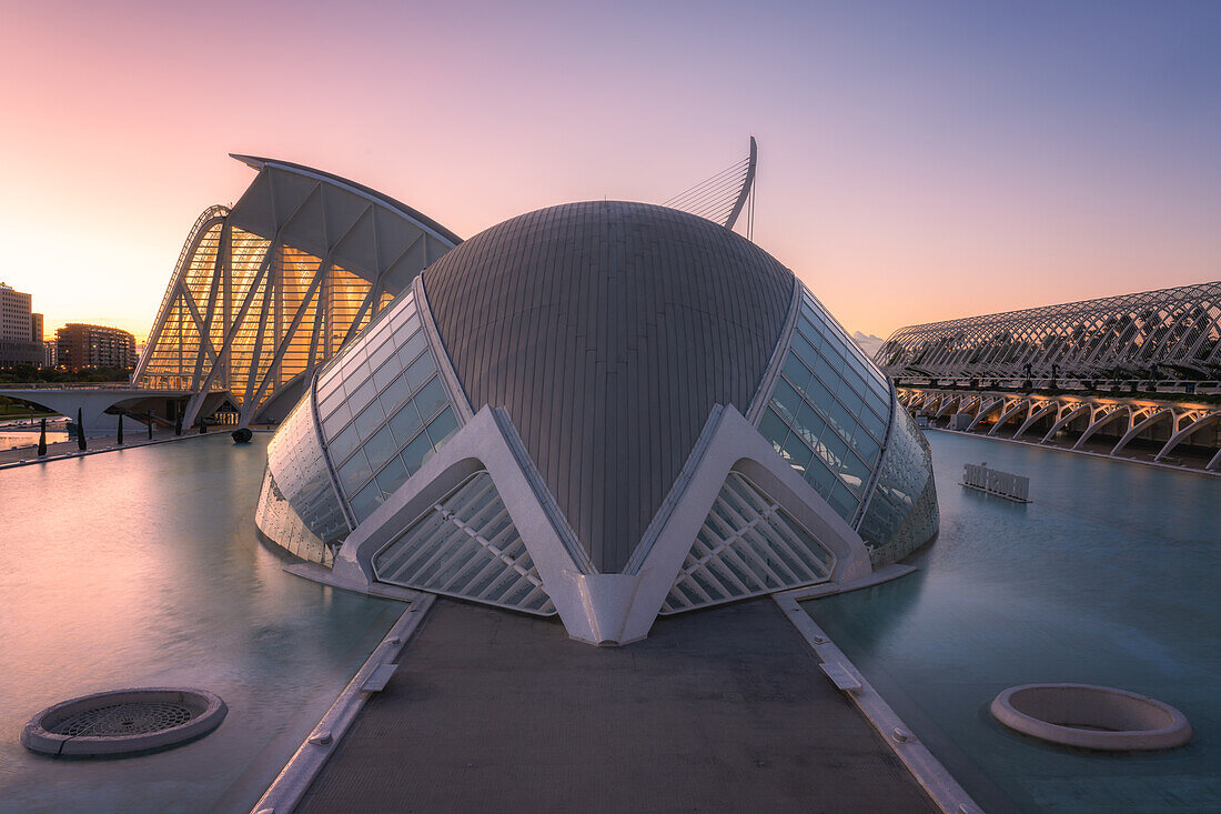 Stadt der Künste und Wissenschaften, Hemisferic, Valencia, Spanien, Europa