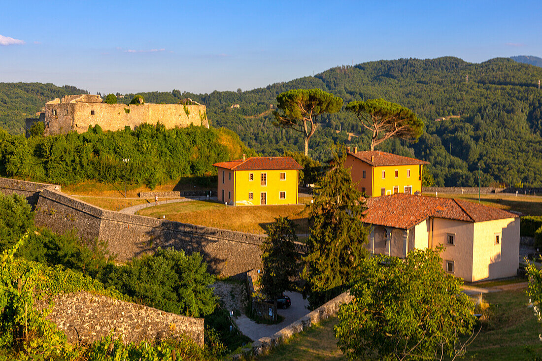 Fortezza di Mont'Alfonso, Festung, Castelnuovo di Garfagnana, Toskana, Italien, Europa