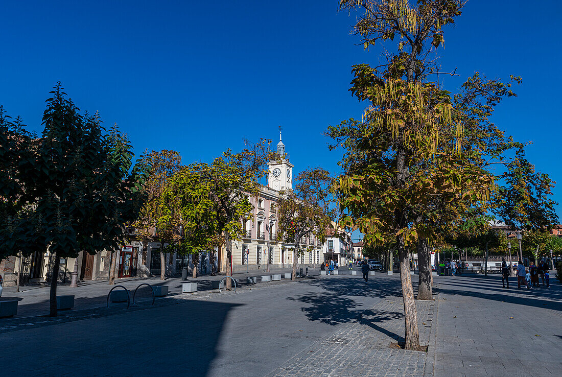 Rodriguez Marin-Platz, Alcala de Henares, Provinz Madrid, Spanien, Europa