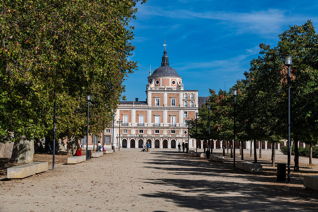 Königlicher Palast von Aranjuez, UNESCO-Weltkulturerbe, Provinz Madrid, Spanien, Europa