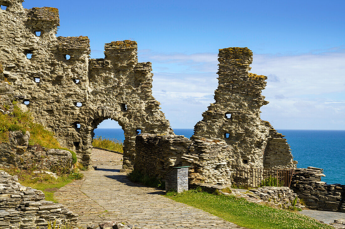 Tintagel Castle, Cornwall, England, Vereinigtes Königreich, Europa