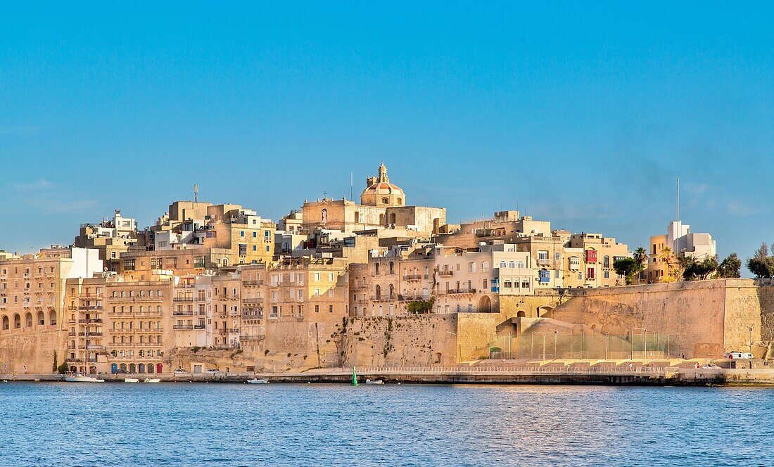 Drei Städte, Grand Harbour, Valletta, Malta, Mittelmeer, Europa