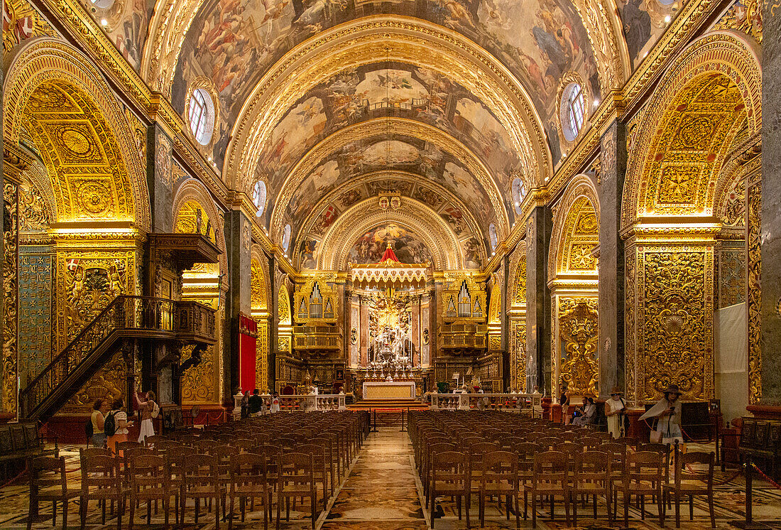St. John's Co-Cathedral, UNESCO-Weltkulturerbe, Valletta, Malta, Mittelmeer, Europa