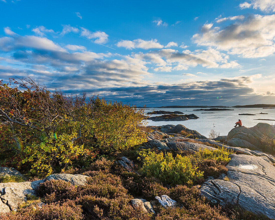 View of rocky coast