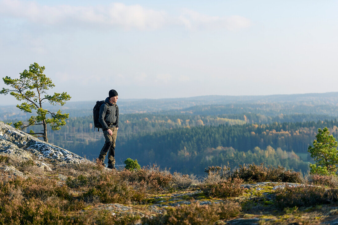 Man hiking