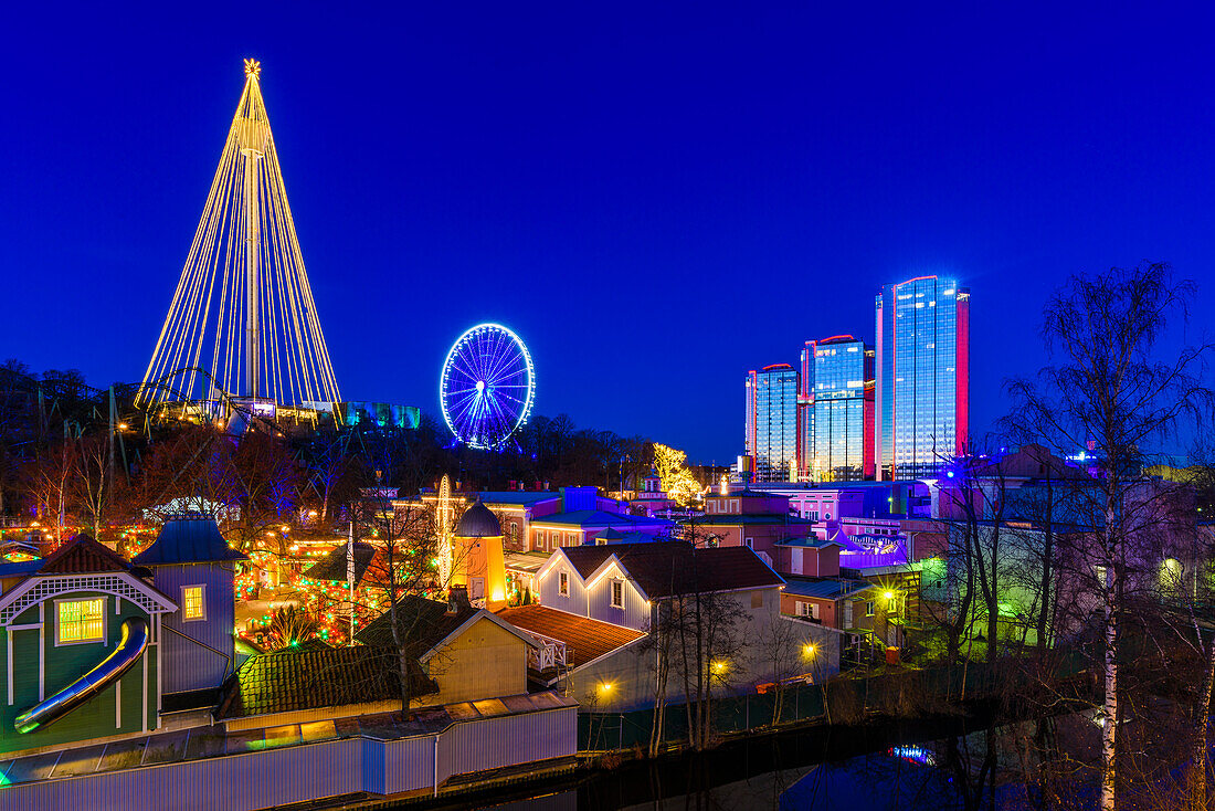 Göteborg bei Nacht, Schweden