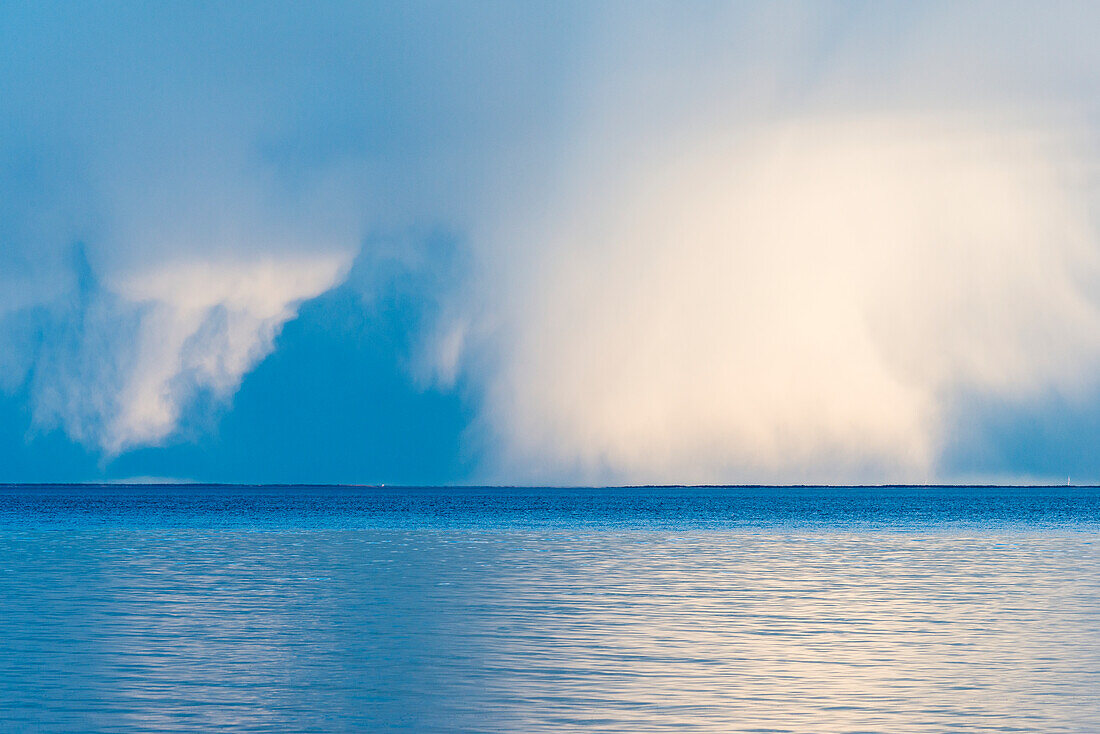 Beautiful clouds over sea