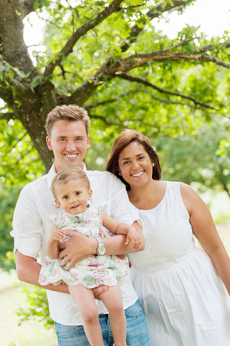 Portrait of happy family