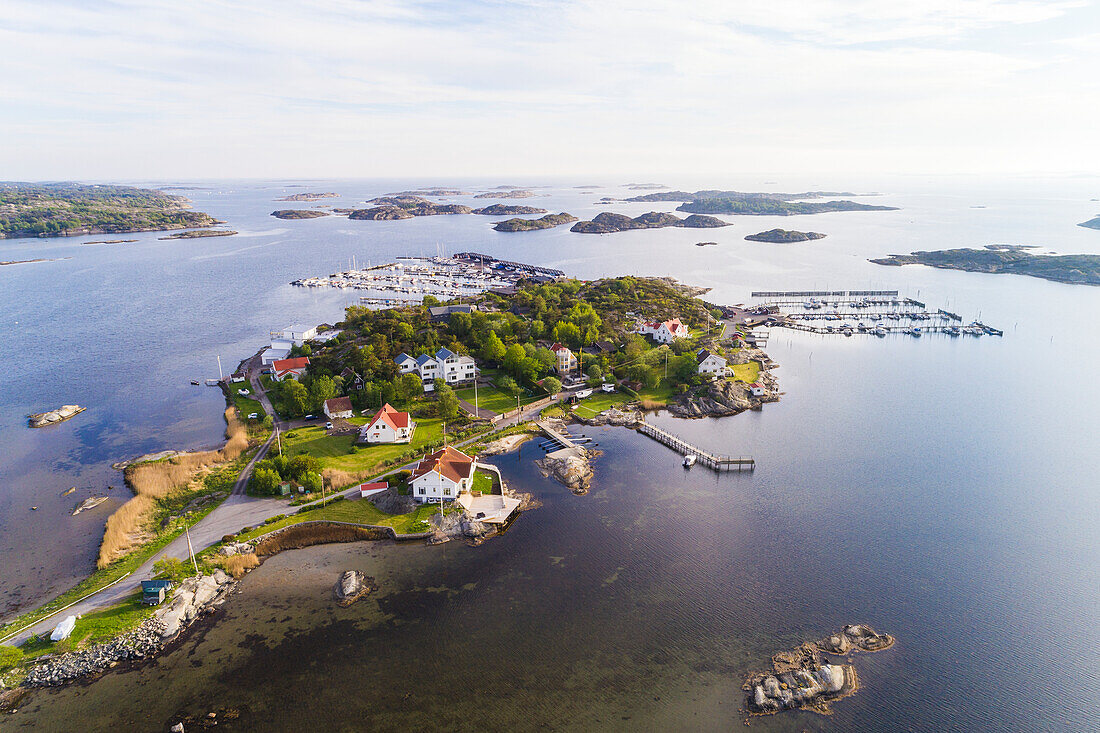 Coast with buildings