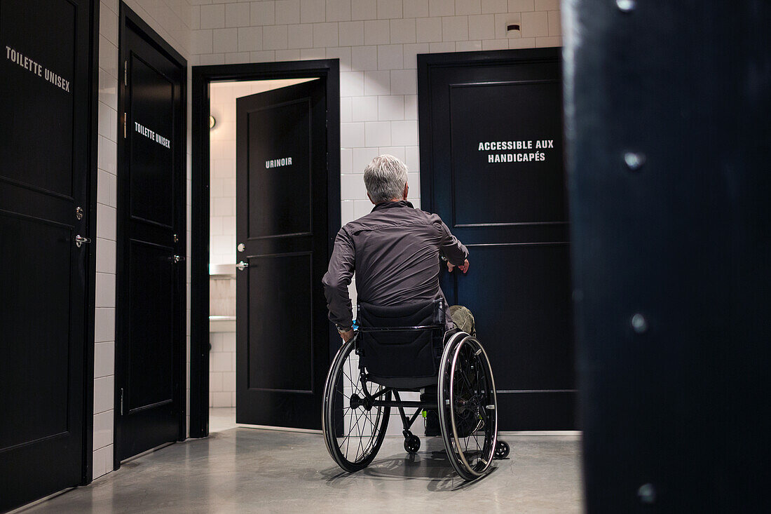 Man on wheelchair