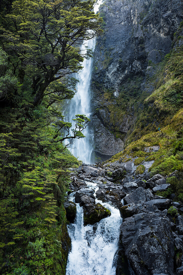 View of waterfall