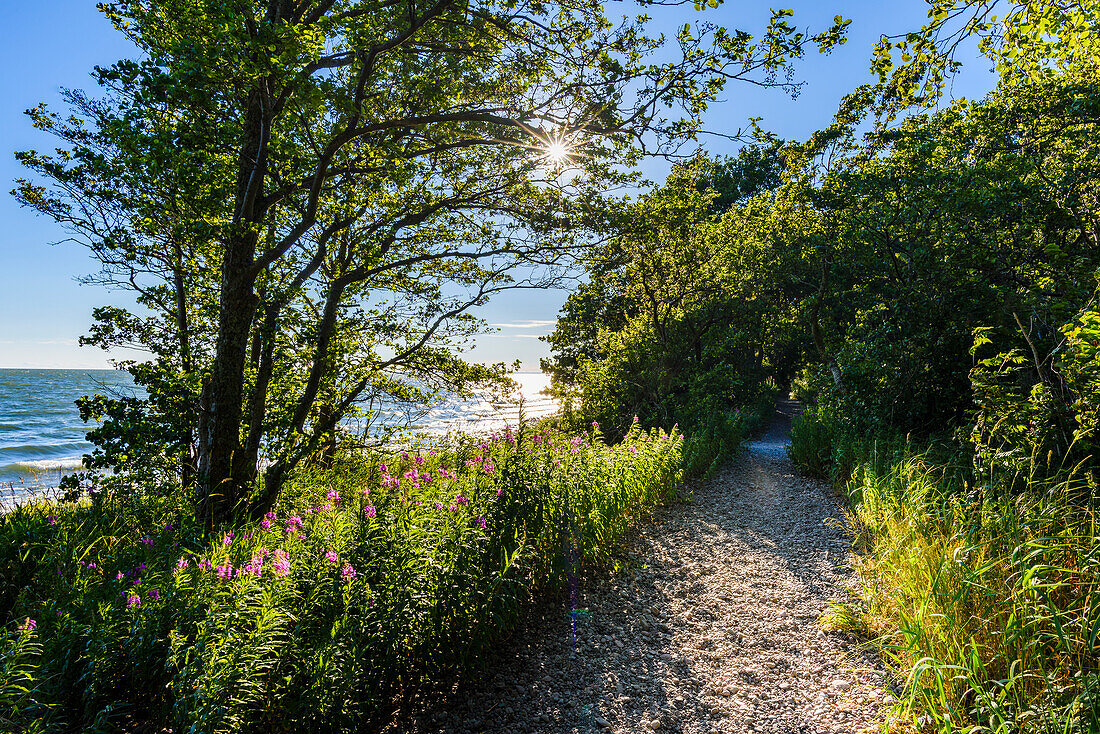 Fußweg am Meer