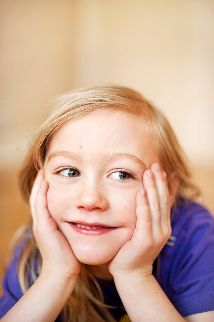 Portrait of smiling girl