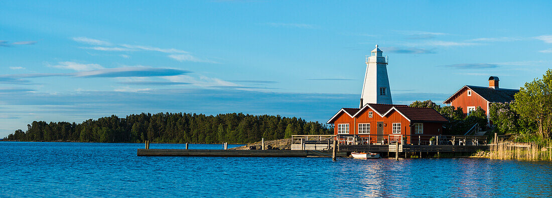 Buildings on coast