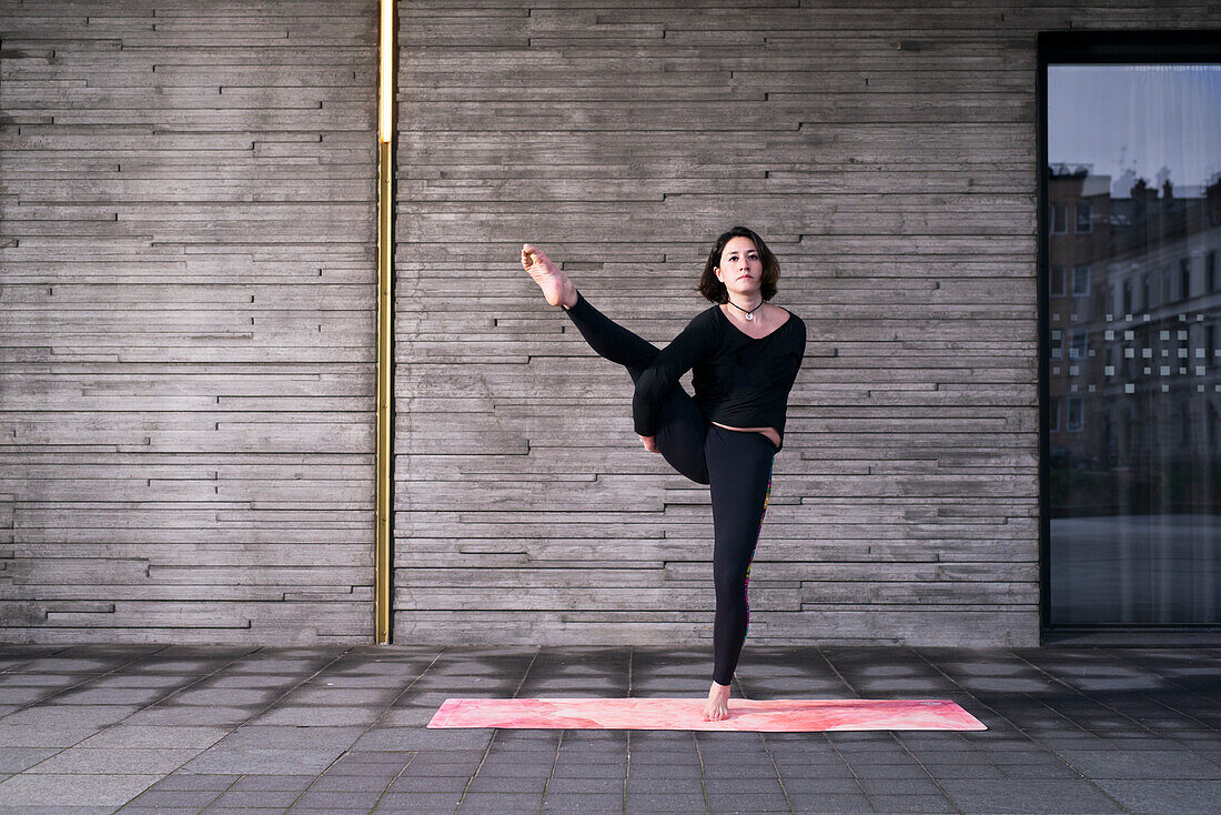 Woman doing yoga