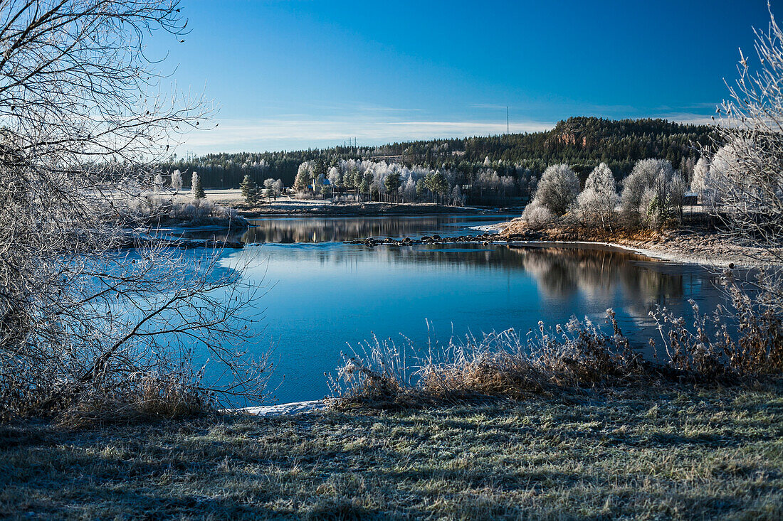 Lake at winter