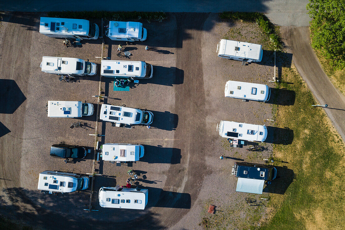 Mobile homes on parking