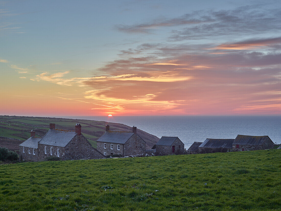 Stone houses at sea