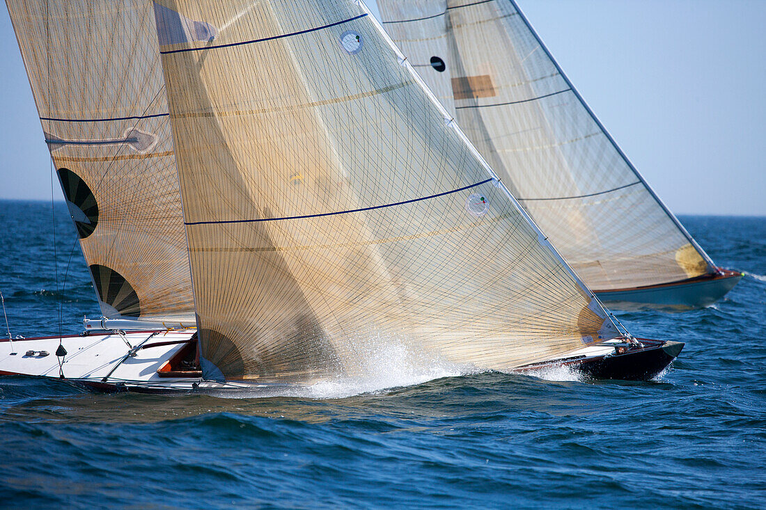 Sailing boats on sea