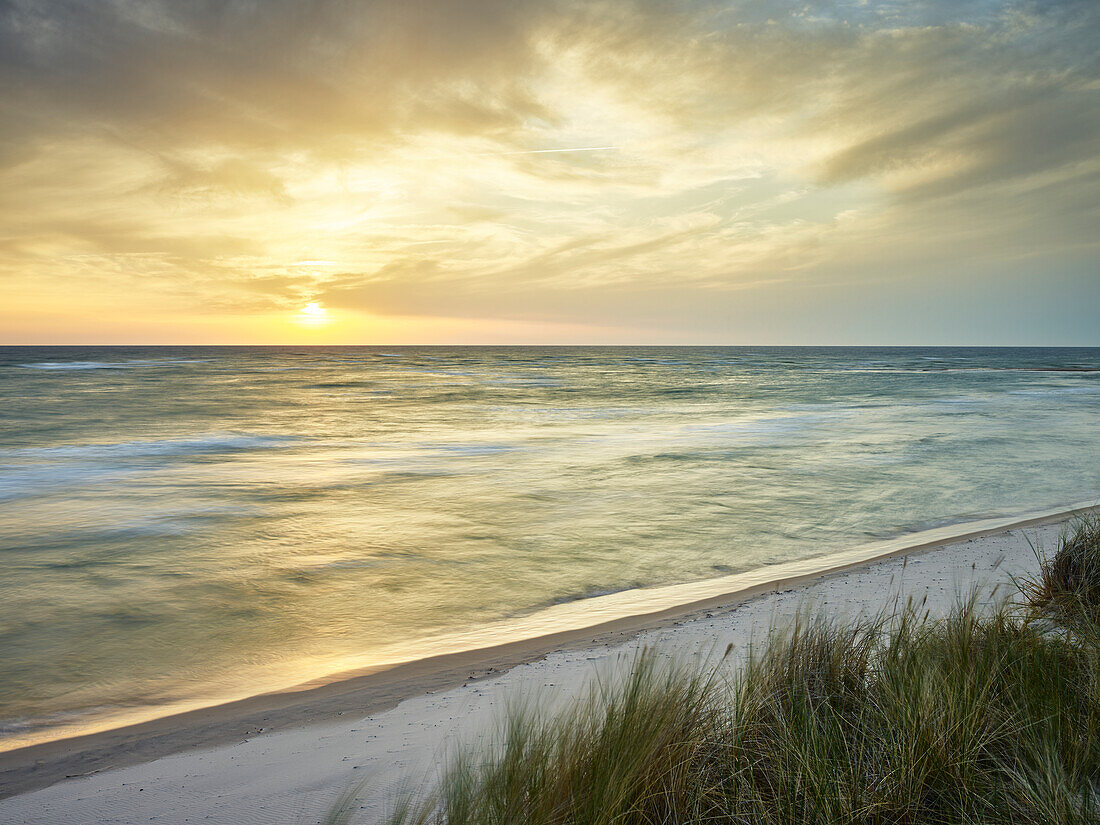 Sunset at sea