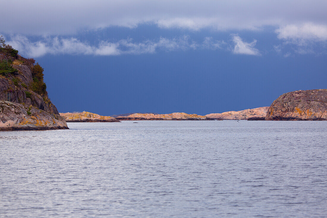 View of rocky coast