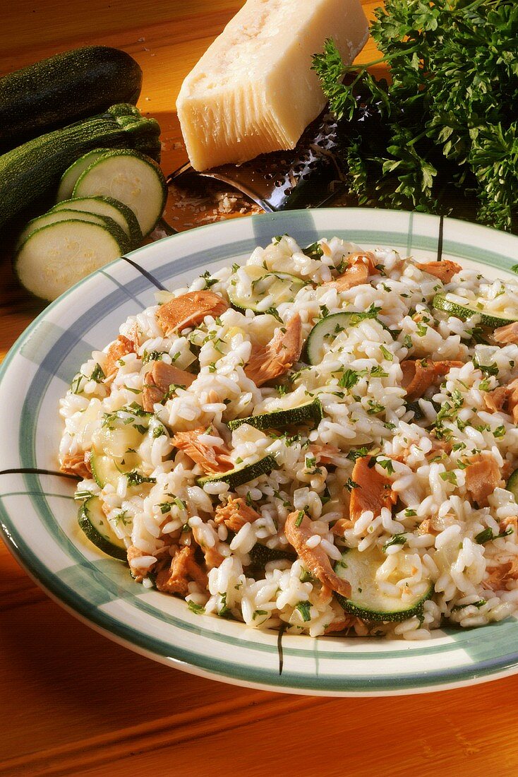 Thunfisch-Zucchini-Risotto