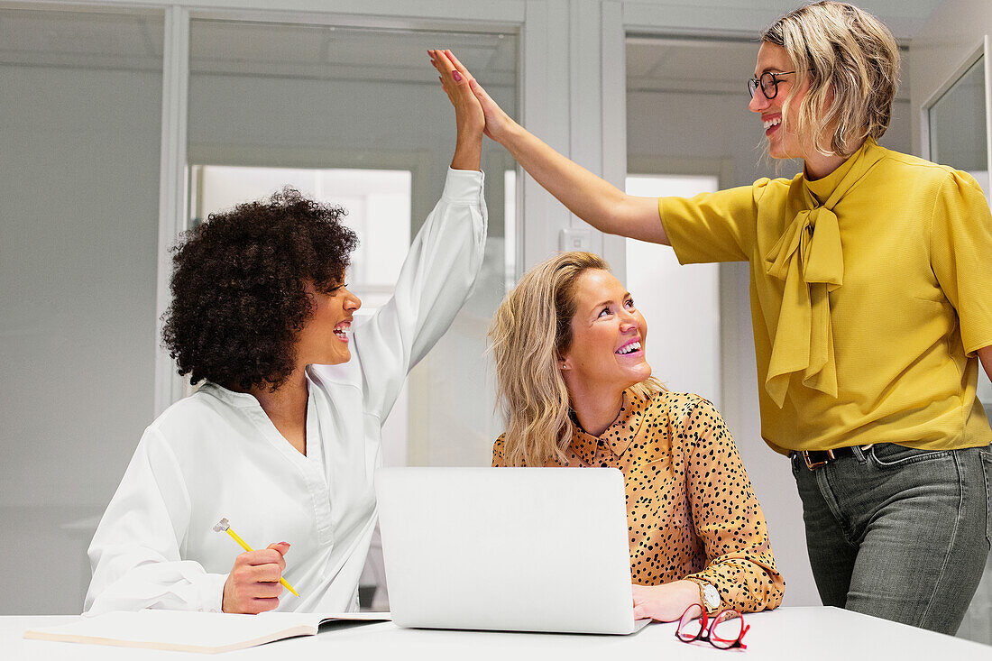 Women at business meeting