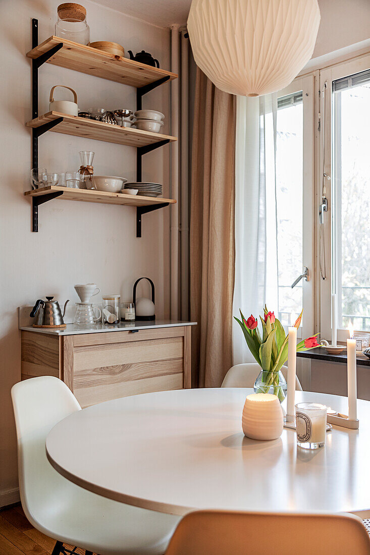 View of dining room