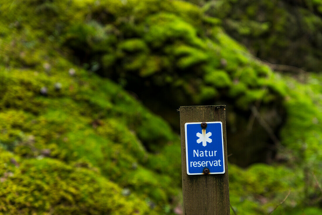 Nature reserve sign