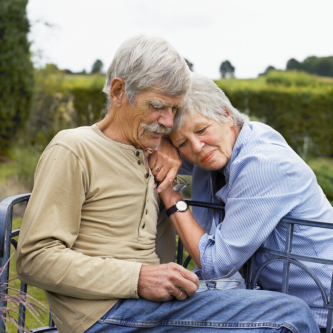 Senior couple together