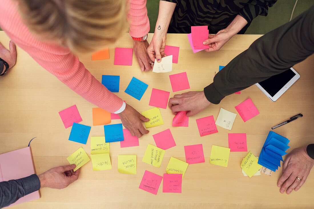 Workshop mit Brainstorming-Sitzung