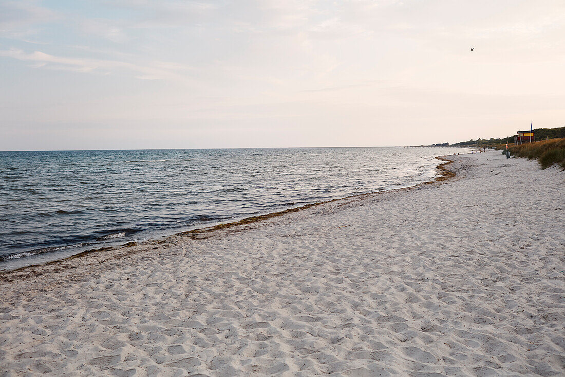 Blick auf den Sandstrand