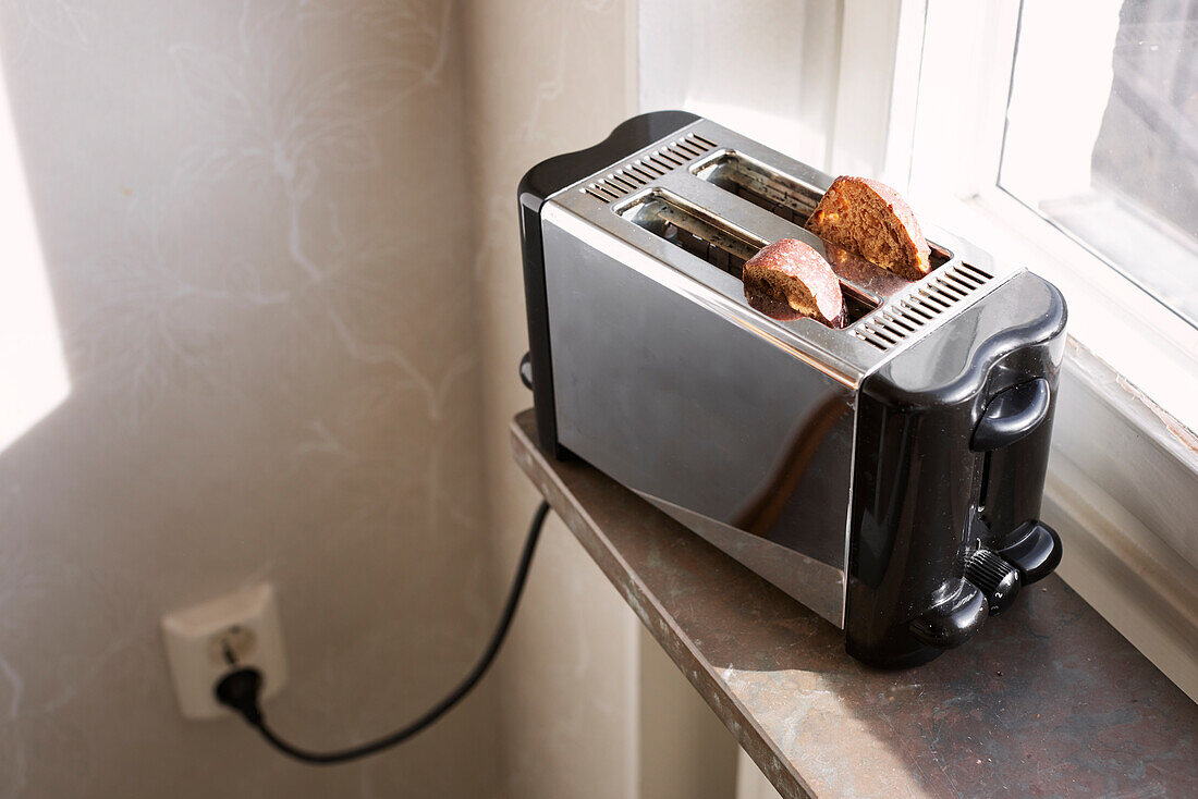 Toasts im Toaster