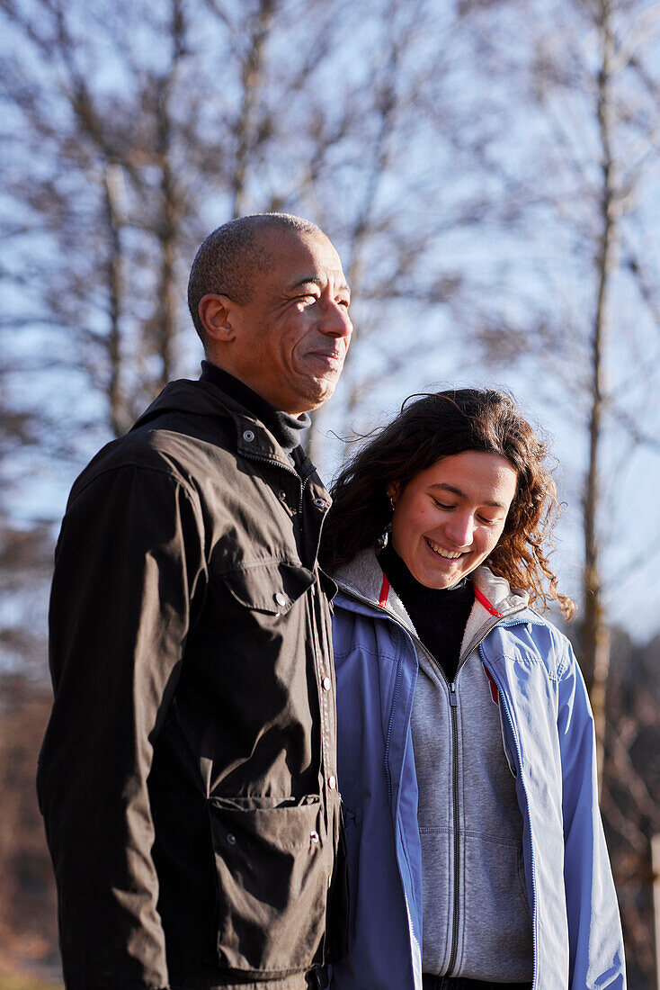 Couple standing together