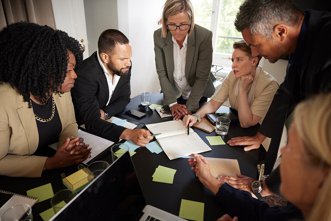 Business people at meeting