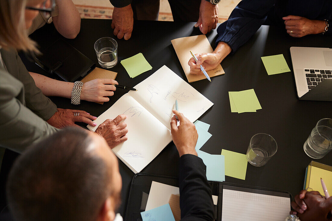 Business people at meeting