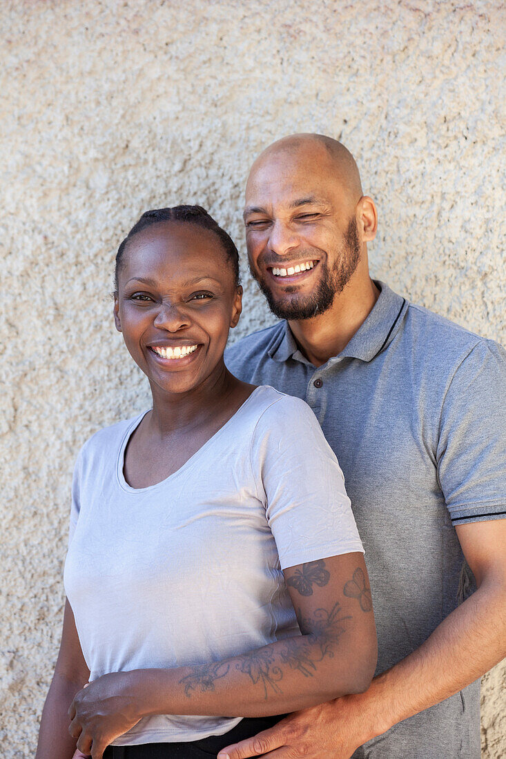 Portrait of mid adult couple