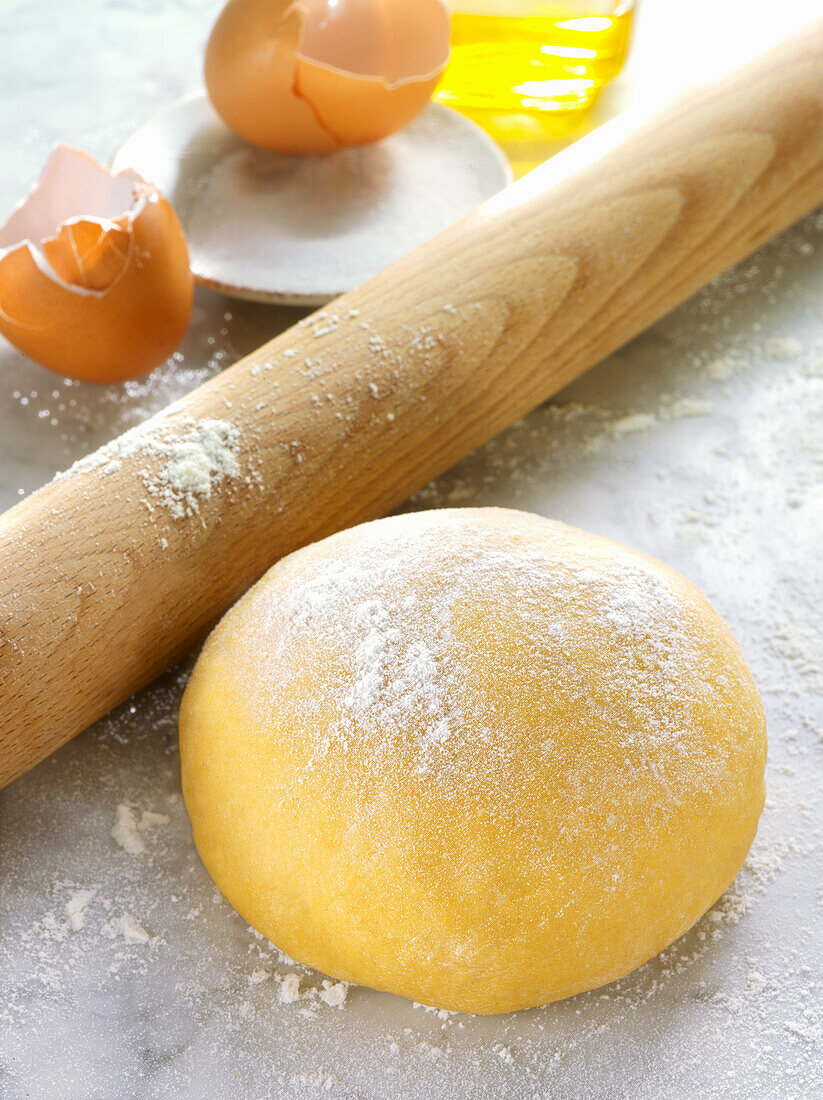 Homemade pasta dough