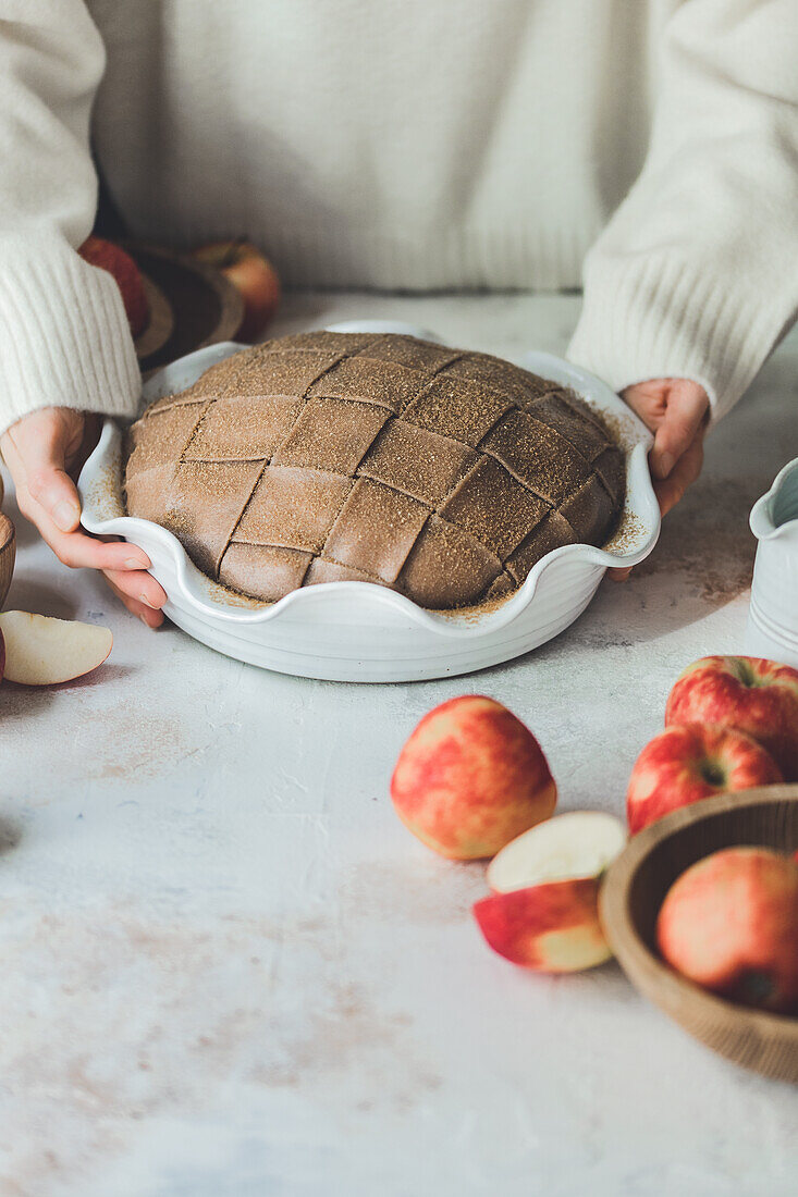 Vegan apple pie