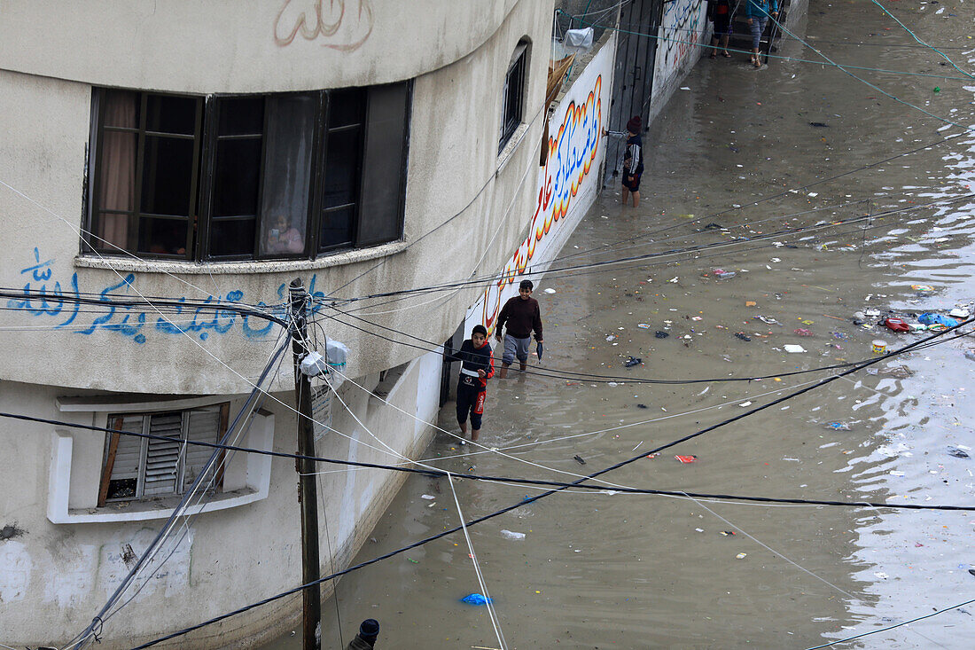 Floods, Gaza, Palestine