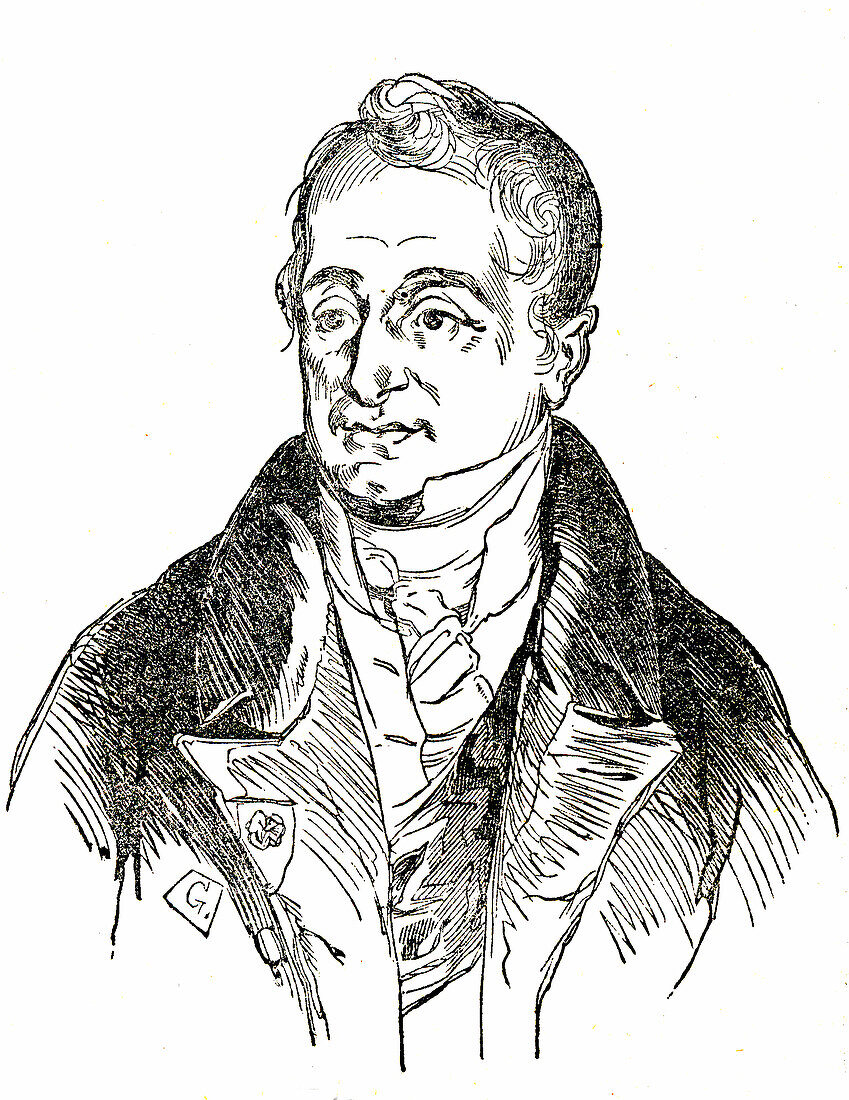 Guillaume Dupuytren, French surgeon, illustration