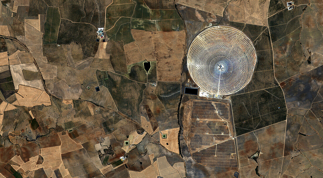 Gemasolar Thermosolar Plant, satellite image