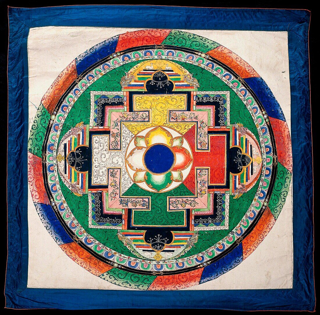 Mandala of Vajrapani, illustration