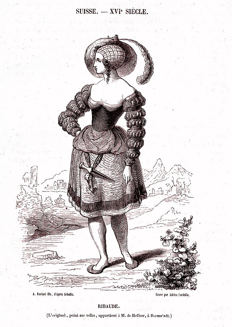 Ribald, 19th century illustration