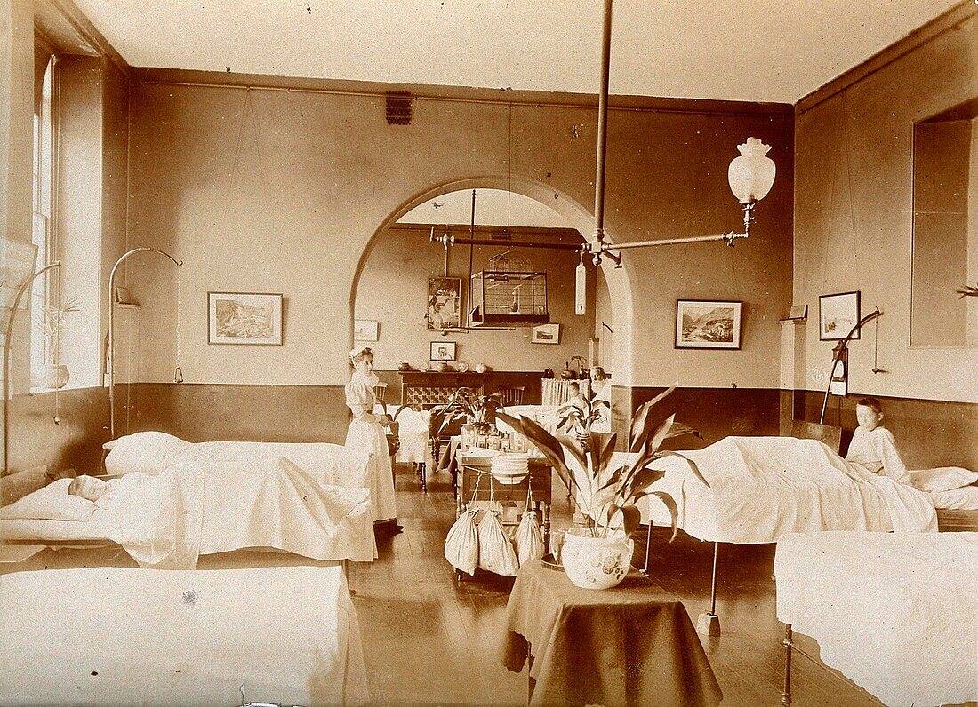Hospital ward, 1870
